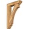 Ekena Millwork Imperial Slat Rough Sawn Bracket w/ Offset Brace, Western Red Cedar, 6"W x 24"D x 36"H BKT0604X24X36IMP06RWR - alternate 1